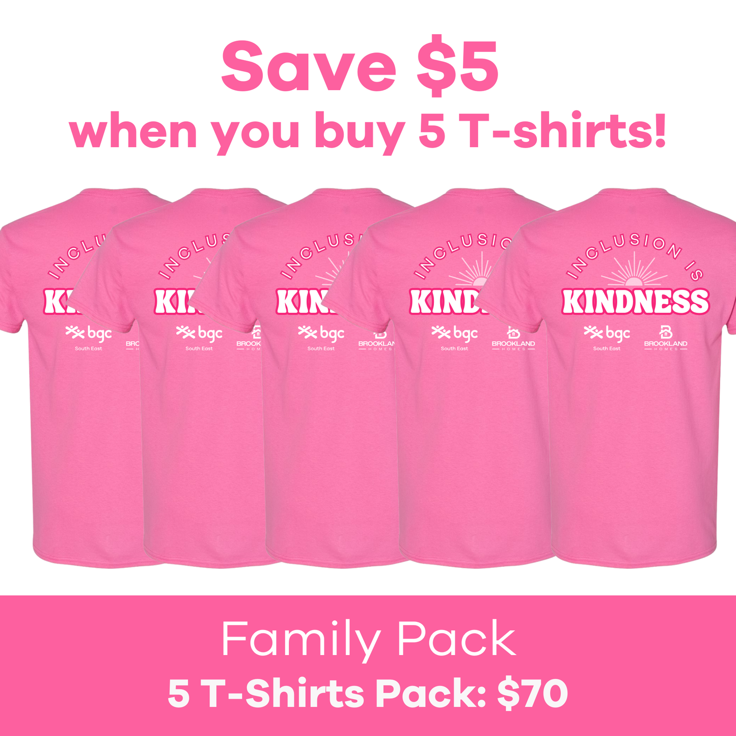 2026 Pink Shirt Day - Family Pack