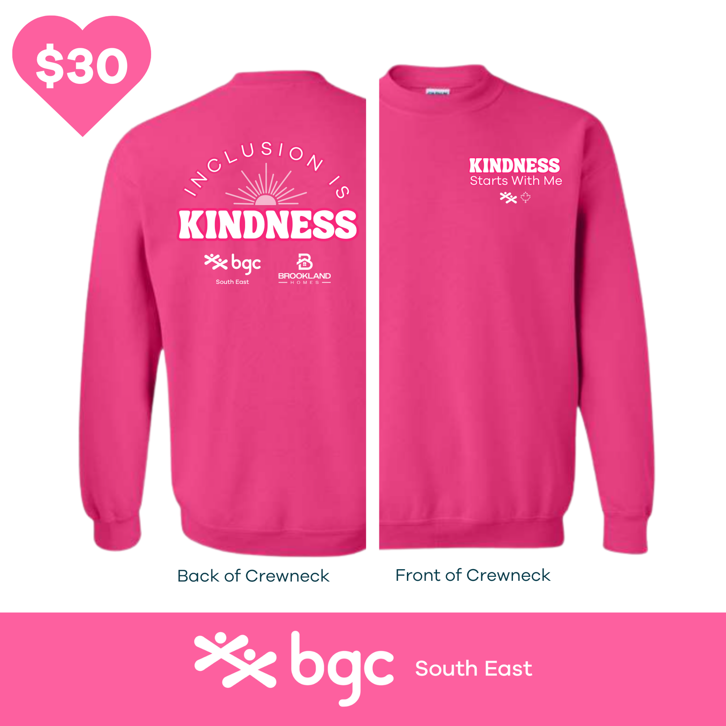 2026 Pink Shirt Day - Crewneck Sweatshirt
